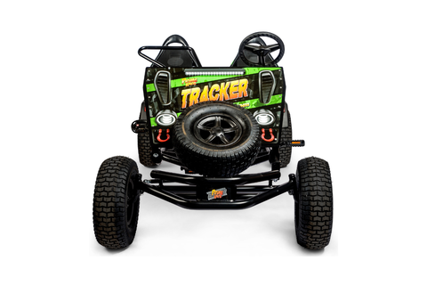 Tracker Green XXL-4 Pro Pedal Go-Kart (Ages 7 to Adult)