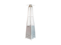 Pyramid Patio Heater – Silver Stainless Steel