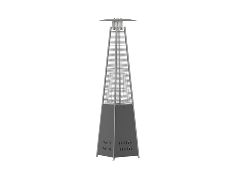 Pyramid Patio Heater – Gray Stainless Steel