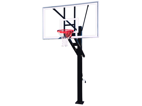 Stainless Olympian Adjustable Basketball Goal