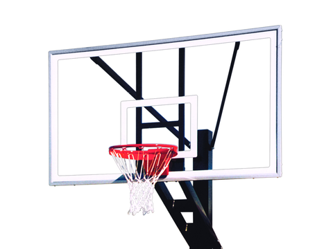 Stainless Olympian Adjustable Basketball Goal