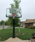 Stainless Olympian Adjustable Basketball Goal - River City Play Systems