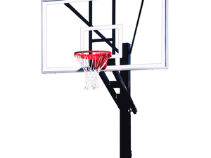 Stainless Olympian Adjustable Basketball Goal - River City Play Systems