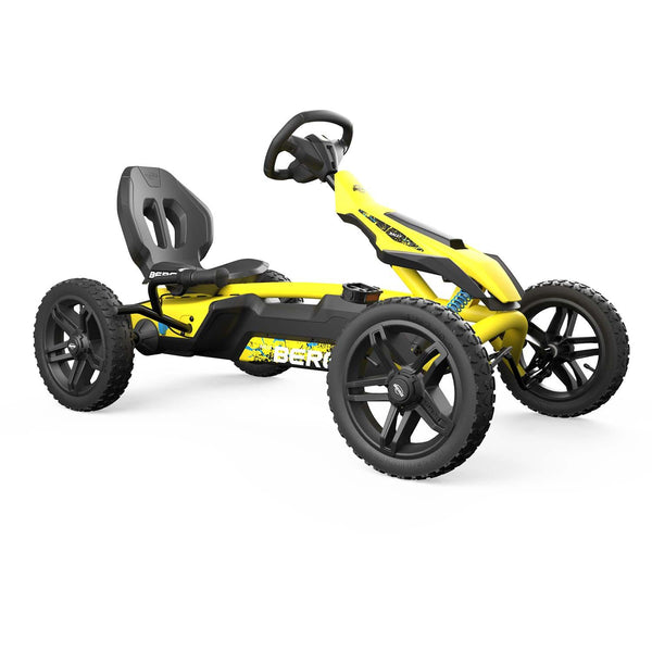 [PREORDER for Christmas] BERG Rally DRT Yellow Pedal Kart | 3 Gears (Age 4-12) - River City Play Systems