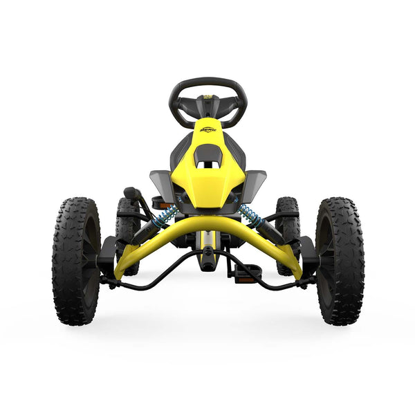 [PREORDER for Christmas] BERG Rally DRT Yellow Pedal Kart | 3 Gears (Age 4-12) - River City Play Systems