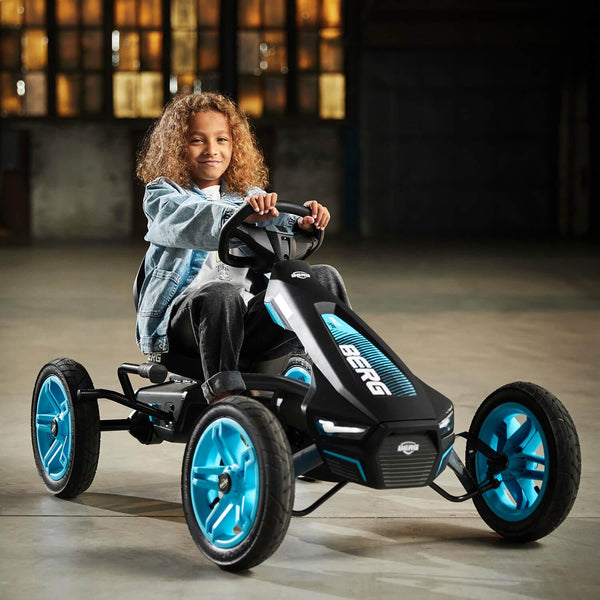 [PREORDER for Christmas] BERG Rally APX Blue Pedal Kart (Age 4-12) - River City Play Systems