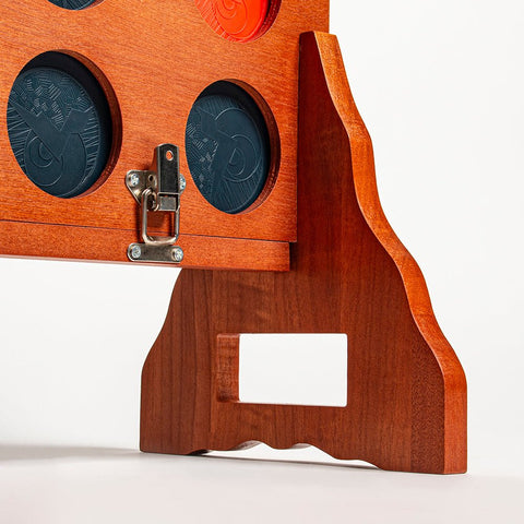 Giant Mahogany 4-in-a-Row Game