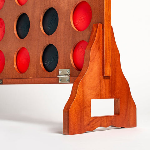 Giant Mahogany 4-in-a-Row Game