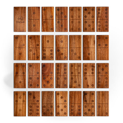 Giant Acacia Wood Dominoes