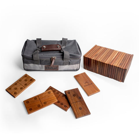 Giant Acacia Wood Dominoes