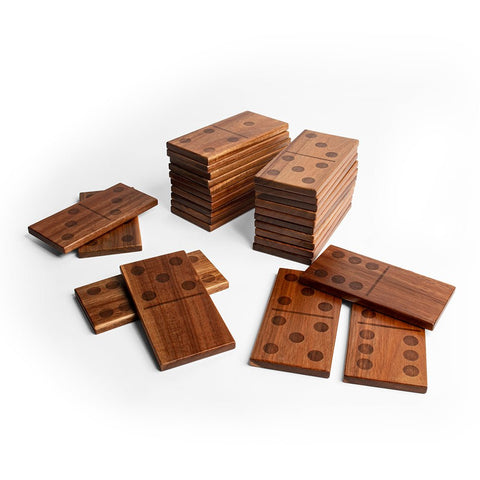 Giant Acacia Wood Dominoes