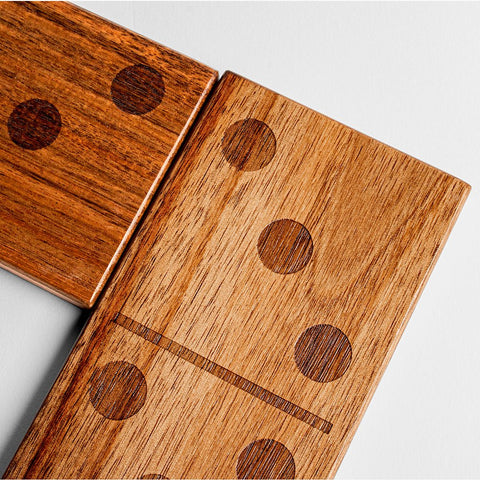 Giant Acacia Wood Dominoes