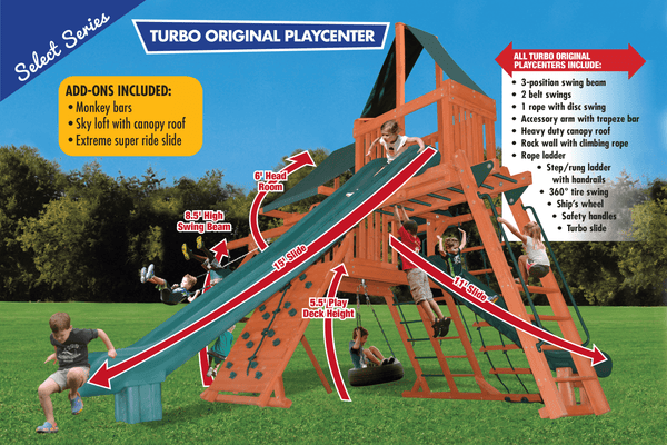 Turbo Original Playcenter Combo 4 Bonanza (19F) - River City Play Systems