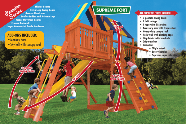 Supreme Fort Combo 4 (29E) - River City Play Systems