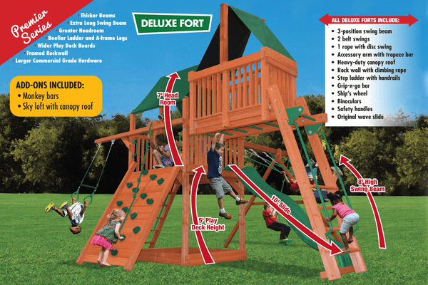 Deluxe Fort Combo 4 (21E) - River City Play Systems