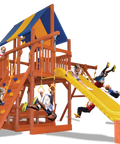 Playground One Premier Fort Swing Set with 5.5' Extra Large Platform