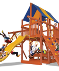 Playground One Premier Fort Swing Set with 5' Extra Large Platform