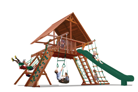 Premier Playcenter with Wood Roof