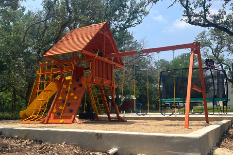 Turbo Deluxe Playcenter with Monkey Bars & Wood Roof
