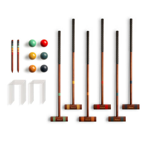 Hevea Wood & Iron Croquet Set