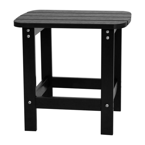 All-Weather Poly Wood Adirondack Style Side Table - River City Play Systems