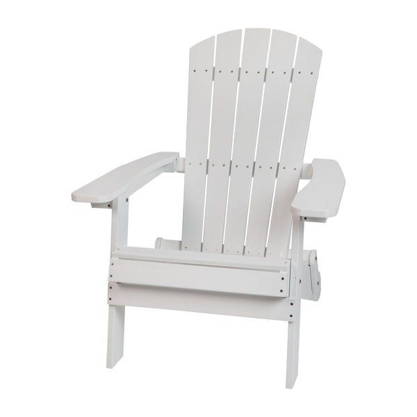 Folding Adirondack Chair | All-Weather Poly Resin - River City Play Systems