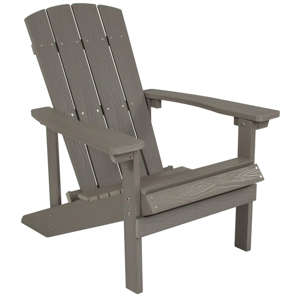 All-Weather Poly Resin Wood Adirondack Chair - River City Play Systems