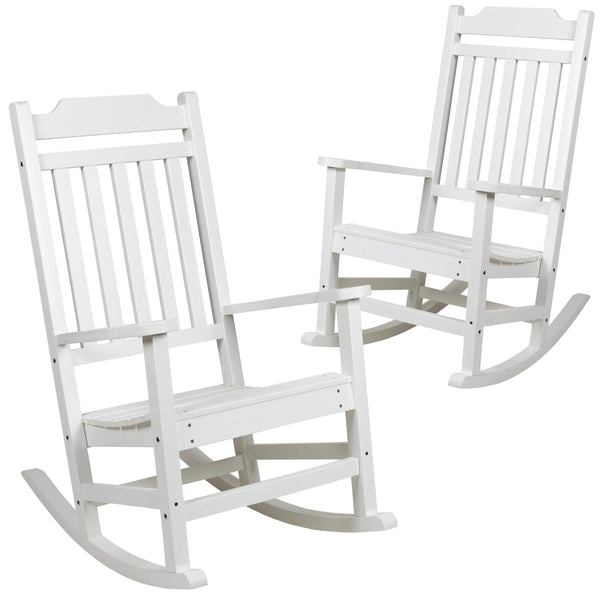 All-Weather Poly Resin Rocking Chairs | Set of 2 - River City Play Systems