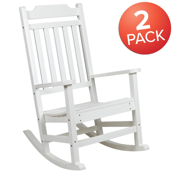 All-Weather Poly Resin Rocking Chairs | Set of 2 - River City Play Systems