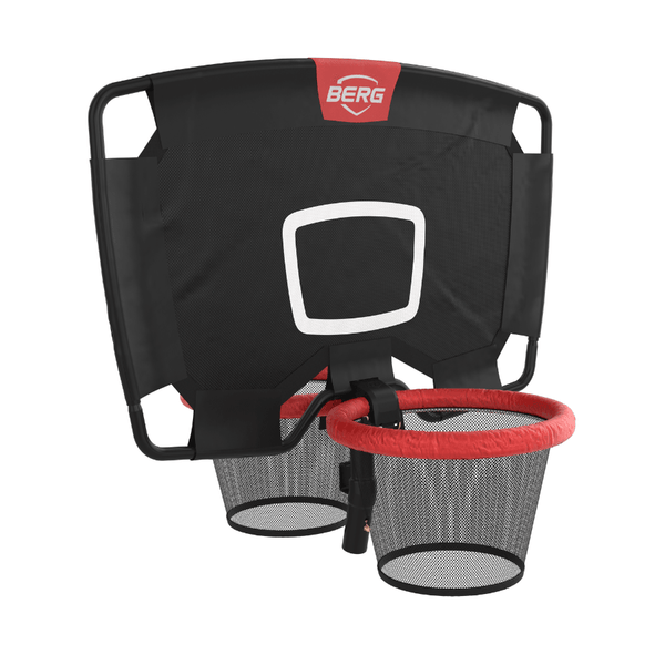Basketball TwinHoop for BERG Trampolines | Includes 2 Free Basketballs - River City Play Systems