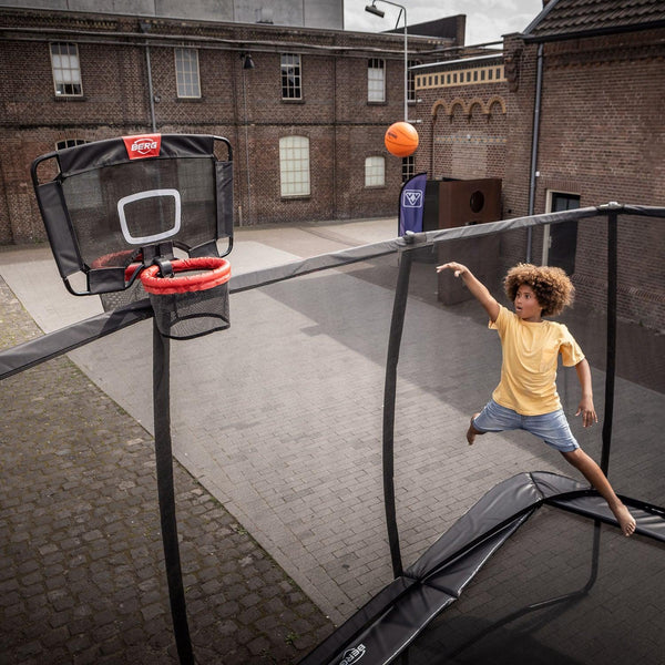 Basketball TwinHoop for BERG Trampolines | Includes 2 Free Basketballs - River City Play Systems