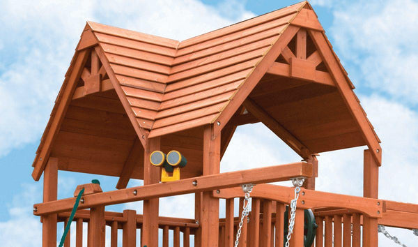 Premier Fort XL Wood Roof - River City Play Systems