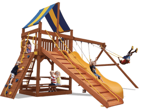 Original Fort Combo 2 with Deluxe Ramp (13B) - River City Play Systems