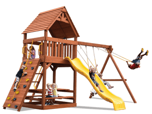 Original Fort Combo 2 with Wood Roof (12.2A) - River City Play Systems