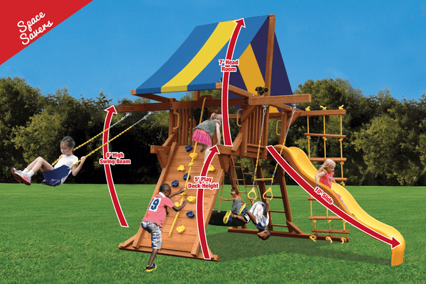 Deluxe Playcenter with Double Swing Arm (41F) - River City Play Systems