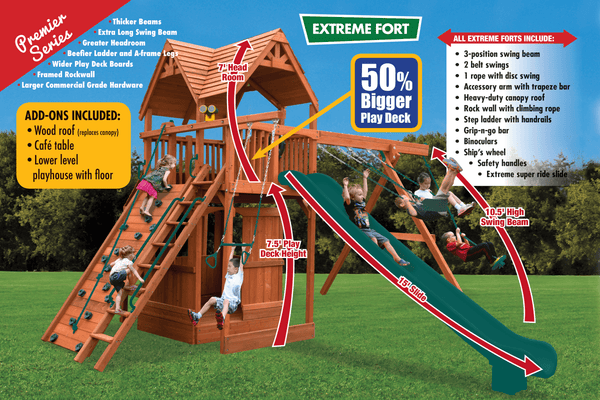 Extreme Fort Hangout (33C) - River City Play Systems