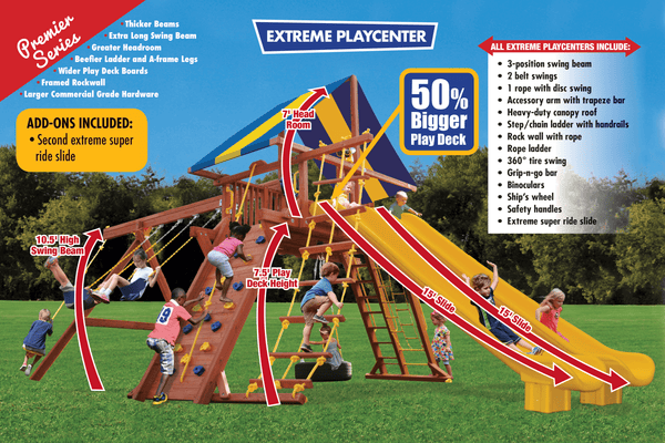 Extreme Playcenter Double Trouble (35F) - River City Play Systems