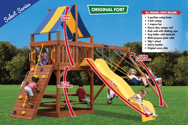Original Fort Combo 2 (12A) - River City Play Systems