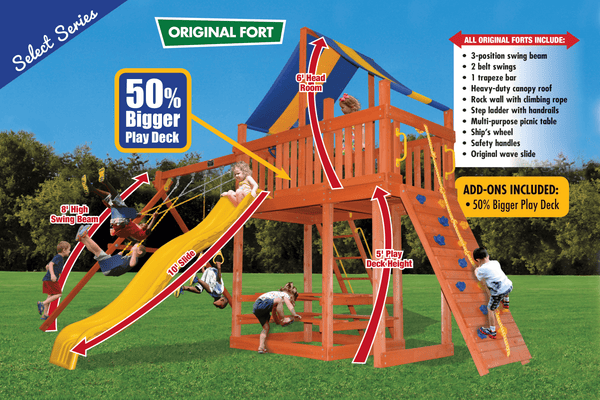 Original Fort Combo 2 XL (13C) - River City Play Systems