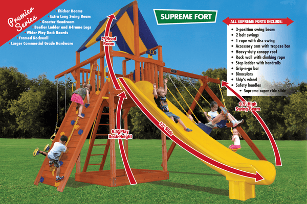 Supreme Fort Combo 2 (28A) - River City Play Systems