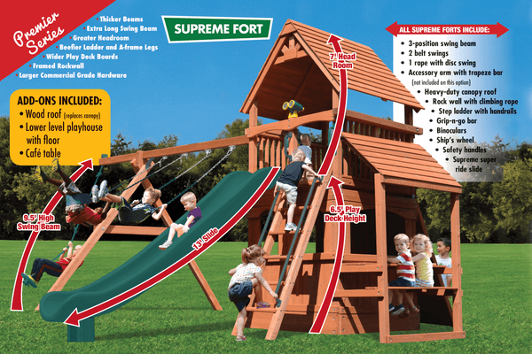 Supreme Fort Hangout (29D) - River City Play Systems