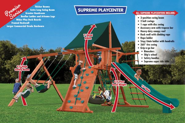 Supreme Playcenter Combo 2 (30A) - River City Play Systems
