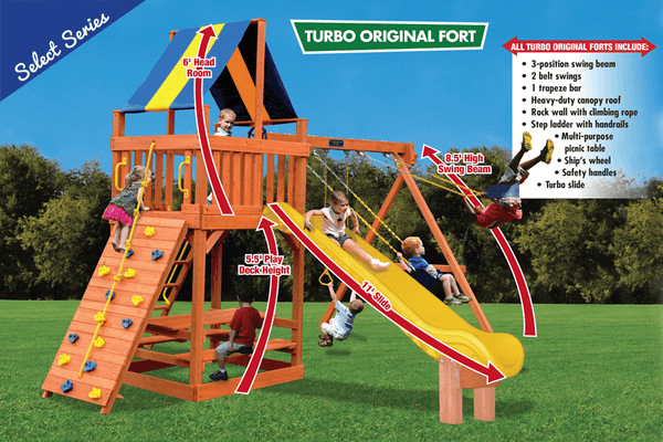 Turbo Original Fort Combo 2 (16A) - River City Play Systems