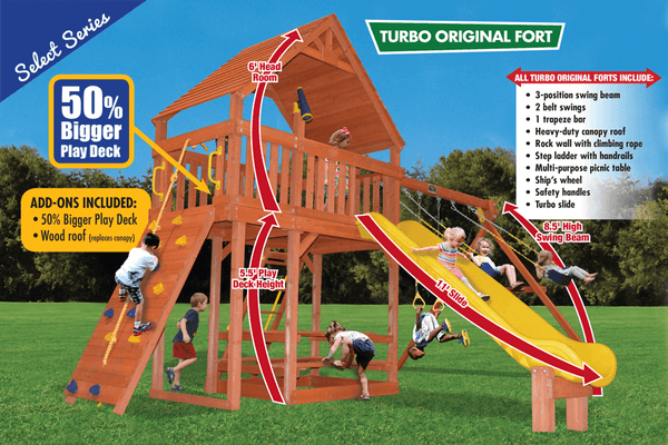 Turbo Original Fort Combo 2 XL (17D) - River City Play Systems