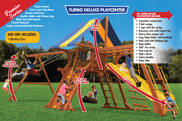 Turbo Deluxe Playcenter Combo 3 (27C) - River City Play Systems