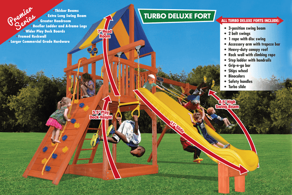 Turbo Deluxe Fort Combo 2 (24A) - River City Play Systems