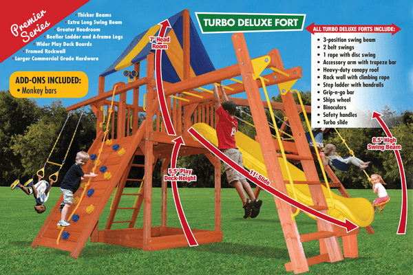 Turbo Deluxe Fort Combo 3 (25A) - River City Play Systems