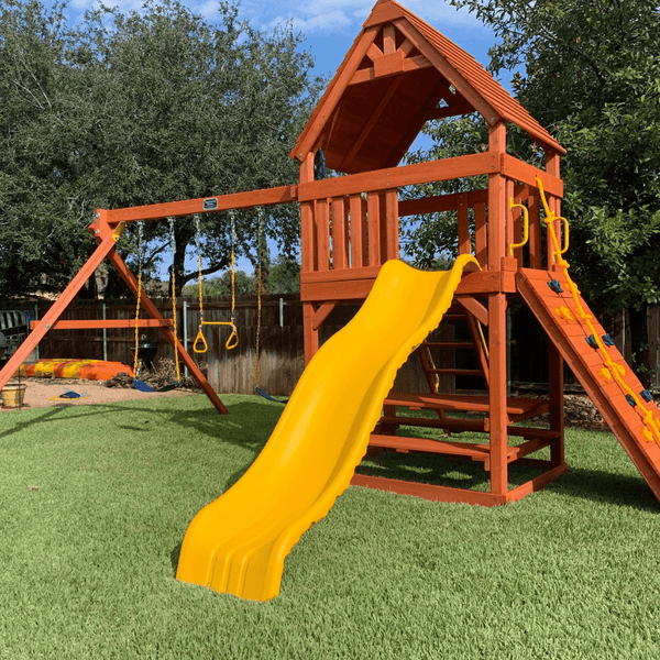 Original Fort Combo 2 with Wood Roof (12.2A) - River City Play Systems
